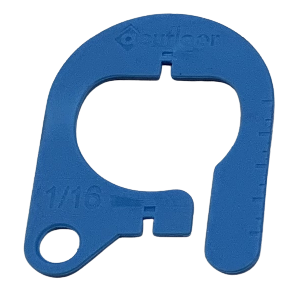 1/16" Interlock Horseshoe Spacers (150 ct)