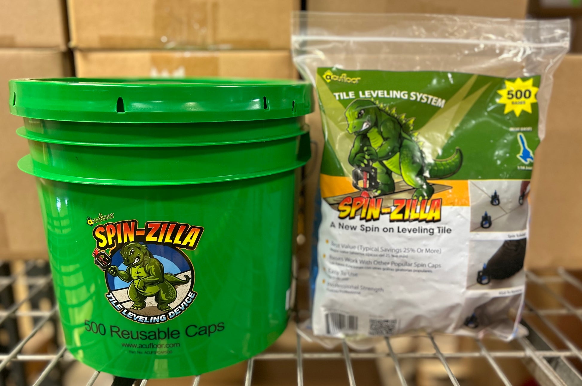 Spin-Zilla Reusable Caps (500 Bucket)