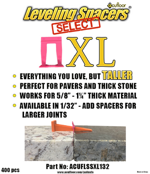 XL 1/32" Select Leveling Spacers® (400 ct Bag)